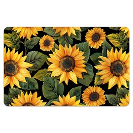 Peacoblue Gold Bank Card Sticker Cute Sunflower Credit Debit Card Custom Skin Cover Protector, 4 Styles Waterproof Scratch-Proof and Aesthetic Decal for Most Popular EBT Transportation Key Card