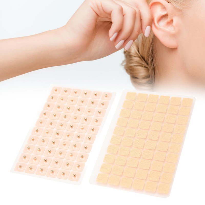 600pcs Ear Bead Sticker Massaging Detoxification Portable Ball Shape Ear