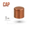 Supply Giant DUFD0100 Copper Cap with Sweat Socket, 1