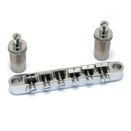 Aftermarket GB-ABRMC Chrome ABR-Style Tune-O-Matic Guitar Bridge Modern Posts BM002 Sung Il