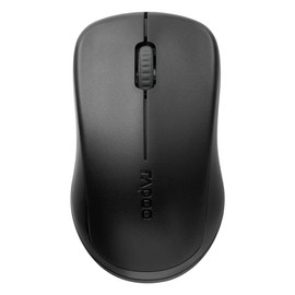 Rapoo 1680 Silent kabellose Maus wireless Mouse 2.4 GHz Computermaus 1000 DPI Sensor 12 Monate Batterielaufzeit ergonomisch für PC & Mac - schwarz