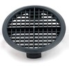 fiXte 70mm Lattice Design Anthracite Grey Plastic Push in Circular
