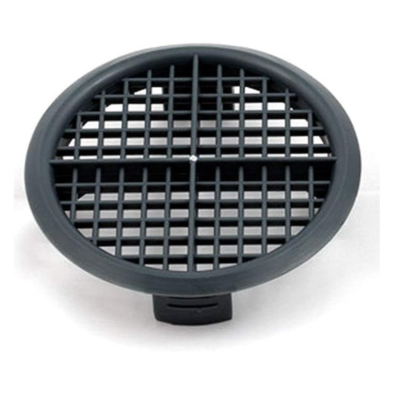 fiXte 70mm Lattice Design Anthracite Grey Plastic Push in Circular