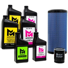 MISHON Full Service Engine Oil Change Kit for Polaris Xpedition XP Adventure Ultimate Premium 5