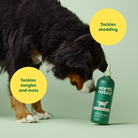 Earth Rated Coat-Specific 3-in-1 Double-Coated Dog & Puppy Shampoo, Conditioner & Deodorizer, Formulated to Tackle Tangles and Shedding, Refreshing White Tea & Basil Scent, 16 oz.