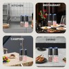 Automatic Gravity Salt and Pepper Grinder Set with LED Light