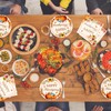 Actoridae 40PCS Happy Friendsgiving Plates and Napkins Sets - Disposable