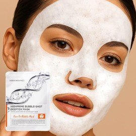 Dermassance Bubble Mask Pack Cooling Facial Elasticity Skin Soothing Exfoliating Foam Pore Pack Bubble Mask Pack 5 sheets / 더마상스 버블마스크팩 쿨링 얼굴 탄력 피부진정 각질 거품 모공 팩 버블 마스크팩 5매
