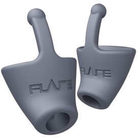 Flare Calmer - Tapones alternativos para los oídos - Reduce los ruidos molestos sin bloquear el sonido - Silicona suave reutilizable - Gris