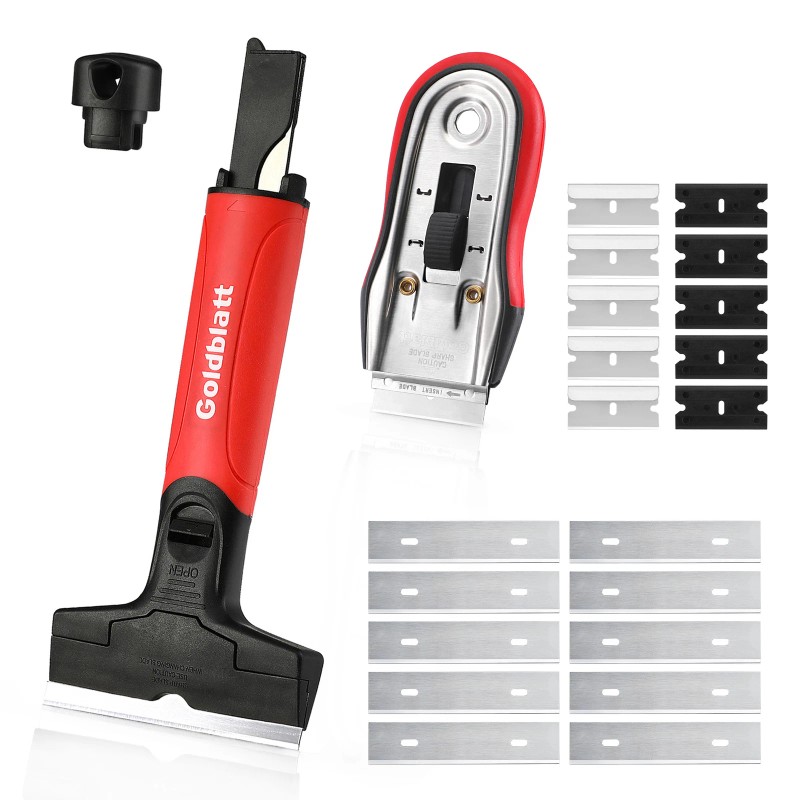 Goldblatt 8 Pieces Masonry Set Finishing Trowel 2 Pieces Razor