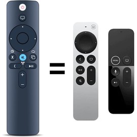PZL New Universal Replacement Remote Control fit for Apple TV 4K Player A1294 A1218/MA711 A1378/MC572 A1427/MD199 A1625/MGY52/MLNC2 A1842/MQD22/MP7P2 (No Siri)
