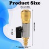 Compressed Air Stop Valve, 1/4 Inch Compressed Air Quick Release