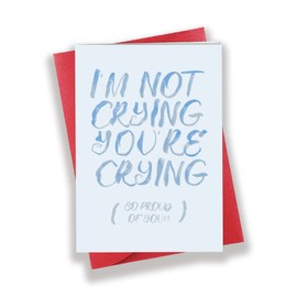 Funny Congrats Card for Graduate, Hilarious Graduation Card for Him Her, Special Proud of You Card