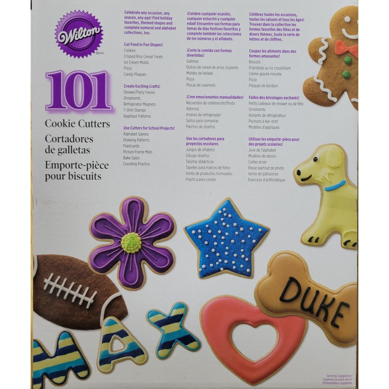 Wilton Baking 101 Count Plastic Cookie Cutters