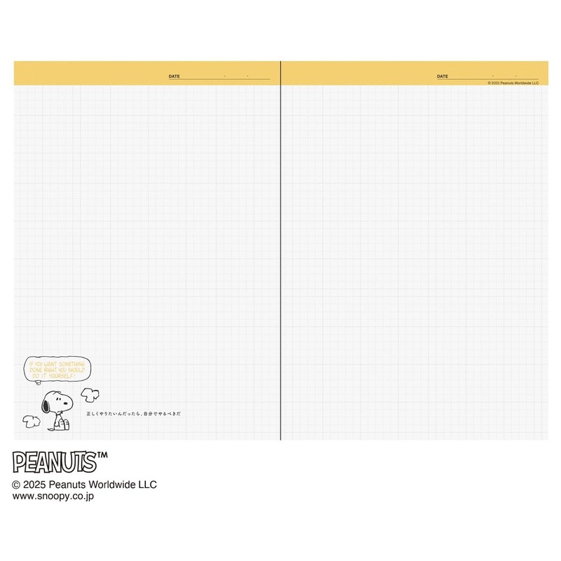 2026 Journal B6 Gantt Chart Peanut Diary/Post