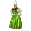 Inge-glas Christmas Pendant Red Green Christmas Dirndl