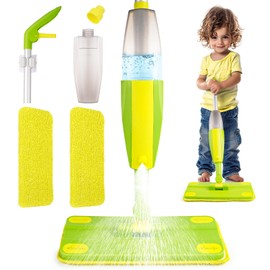 Kids Spray Mop-Montessori Toys for 3+ Years Old Toddler Size Cleaning Mop That Really Works -Kid Pretend Play Toys Gift for Toddlers Girls Boys