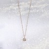 Bloom AGPP10013940 Diamond Necklace K10 Pink Gold, Small, Rose Gold,