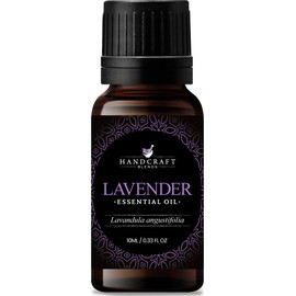 Handcraft Blends Lavender Essential Oil – 0.33 Fl Oz – 100% Pure and Natural – Premium Grade Essential Oil for Diffuser and Aromatherapy, Skin, Massage, Candle and Soap Making Fragrance