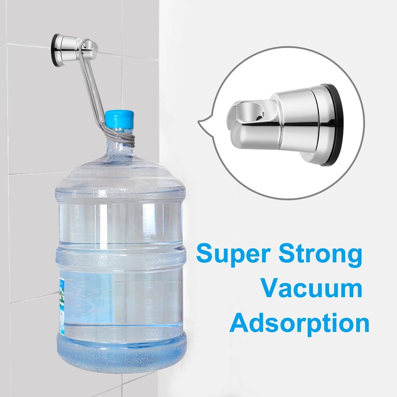Hibbent 2 Pack Vacuum Suction Cup Shower Head Holder, Removable