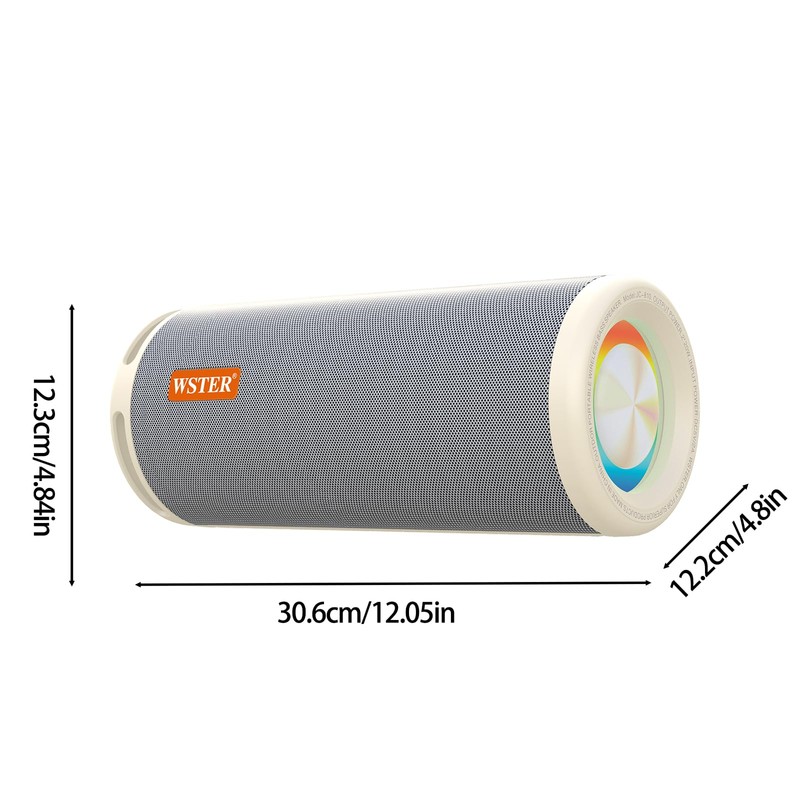 WSTER WS-810 Bluetooth Speaker with HD Sound, Portable Wireless, Output