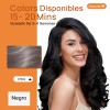 2 Pzs Shampoo Con Tinte Cubre Canas Extracto Plantas