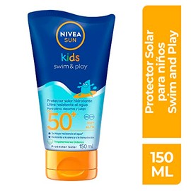 Protector Solar Corporal NIVEA SUN Kids Protect & Care FPS 50+ 150Ml. Protección Inmediata Y Duradera