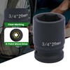 YTKavq 3/4" Drive 29mm Impact Socket，6-Point Standard Impact Sockets Made