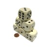 Koplow Games Set of 6 D6 Large Jumbo 30mm Rounded