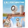 WIXBOSHU Portable Handheld Turbo Fan Foldable Personal Fans, 5 Gear