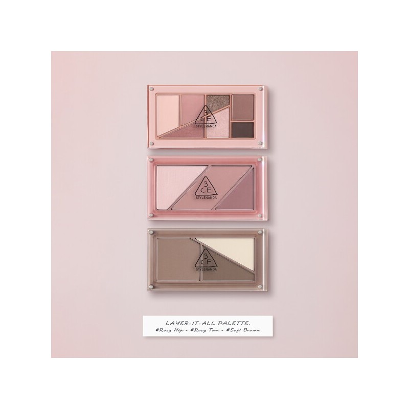 3CE 3CE Layer It All Blush Palette Layer It All
