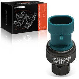 A-Premium A/C High Side Pressure Switch [2 Pins] Compatible with Kenworth T2000 1998-2011, T660 2008-2011, T700 2011, T800 2007-2011, W900 2007-2011