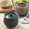 Marui Pottery MR-3-4031 Shigaraki Ware Hephimon Storage Container, Canister, Height
