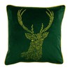 furn. Forest Fauna Stag Cushion Cover, Emerald, 50 x 50