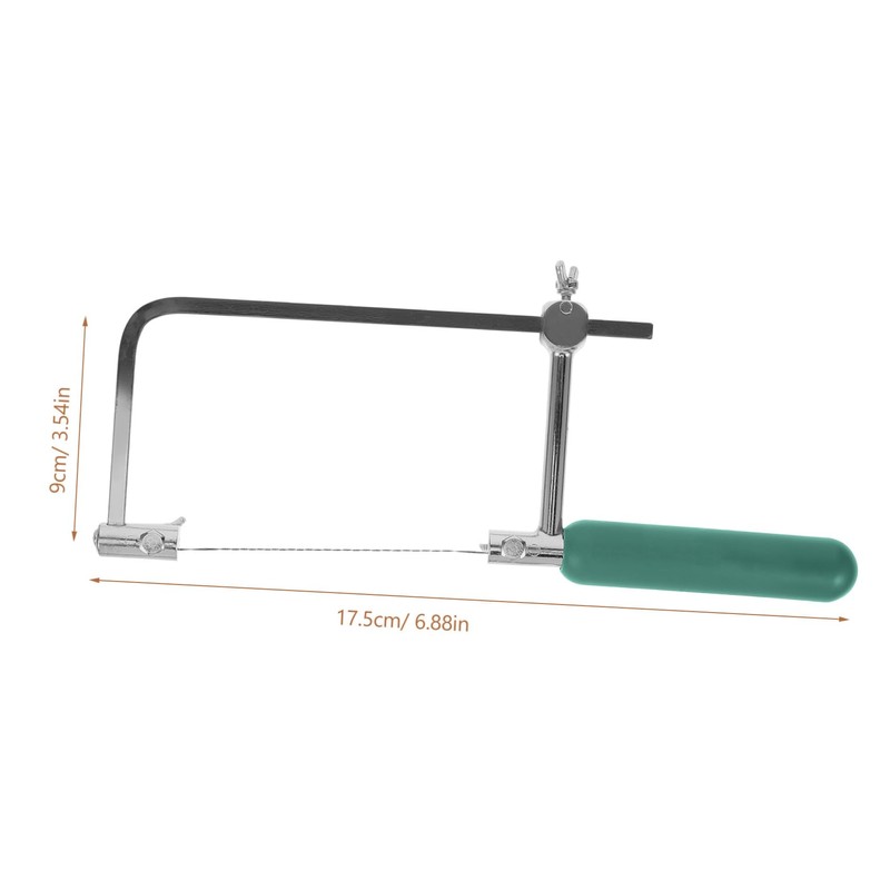SHINEOFI Curved Saw U Shaped Hacksaw for Jewelry and Woodworking