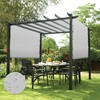 Patio 9' x 7' Waterproof Pergola Canopy Replacement Shade Cover