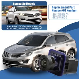 Backup Camera Rear View Camera for Ford F150 2010-2014, Ford Mustang 2015-2020 & Lincoln MKC 2015-2019 RYLNOK Parking Park Assist Camera Replace #EL3T-19G490-AA, EL3Z-19G490-D, BL3Z-19G490-B