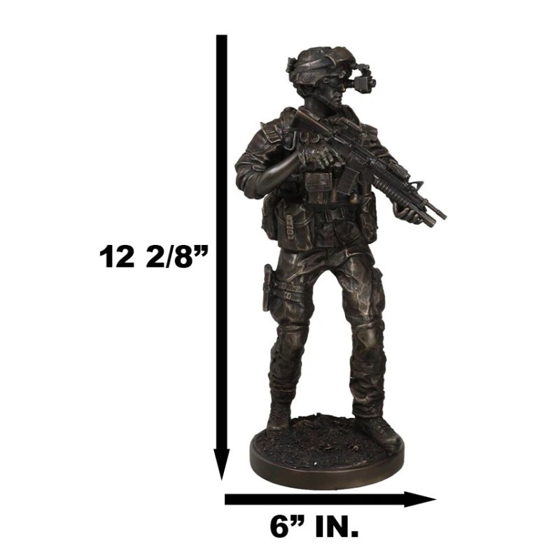 Ebros Large US Military Special Operations Covert Night Mission Soldier