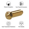 TMYPN 20PCS Brass Volcano Nozzle Kit for Anycubic Kobra 2,