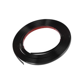 Partuto Car Door Edge Guards Strip 25/64in 10mm Wide 16.4ft 5m Length Black Replacement