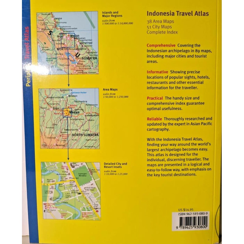 Indonesia Travel Atlas by Periplus