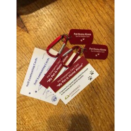 KumasonCo Pet ID Tag Dog and Emergency Wallet Card with Laminating Pouch (Pack of 2)