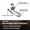 Keeper 05530-3 1-1/2" x 8’ Mountable Rack-Ratchet with 500 lbs.
