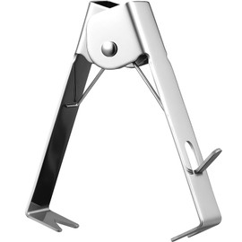 Gisafai Rose Thorn Stripper Tool Thorn Remover Leaf Stripping Tool Stem and Leaf Remover Metal Flower Stripper for Outdoor Gardening Flower Arrangement Florist Supplies(1 Pcs,Silver)