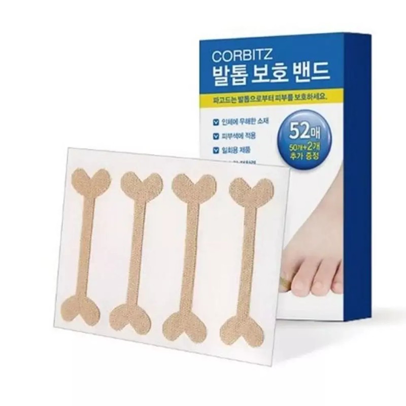 Covits 발톱보호밴드 코비츠 52매 발톱 테이프 Kobiz Toe Protection Band