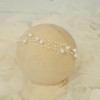 ORRAPHTSTU Newborn Photography Props,Baby Pearl Headband,Photoshoots Posing Hair Tieback (Cream)