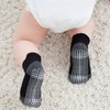 ZAPLES Baby Non Slip Grip Ankle Socks with Non Skid