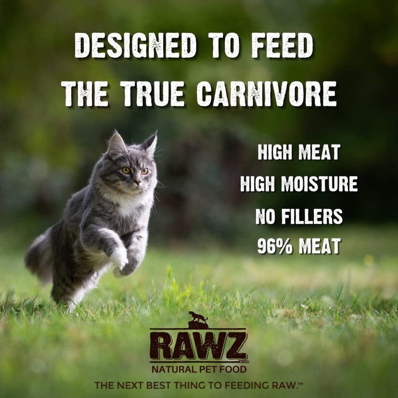 Rawz Natural Premium Pate Canned Cat Wet Food - Made