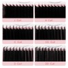 NATUHANA Round Eyelash Extensions 0.12mm D Curl Russian Single Lash