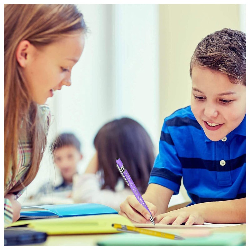 10PCS Funny Pens, Demotivational Arcastic Negative Quotes Ballpoint Pens, Screen